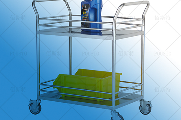 防靜電車(chē)板式推車(chē),防靜電二層式推車(chē)